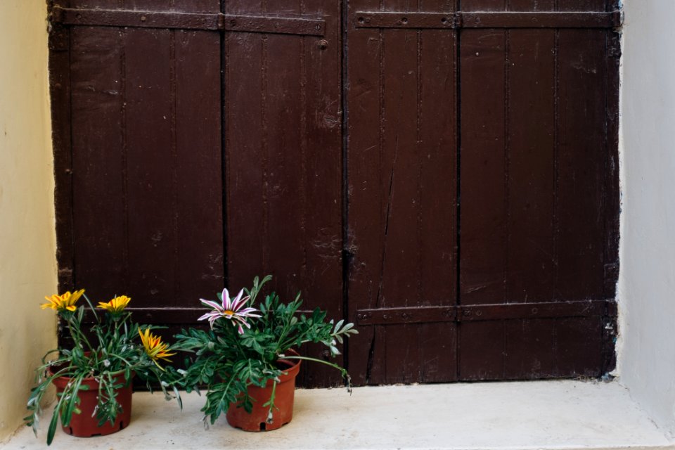 Brown Wooden Window