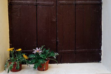 Brown Wooden Window