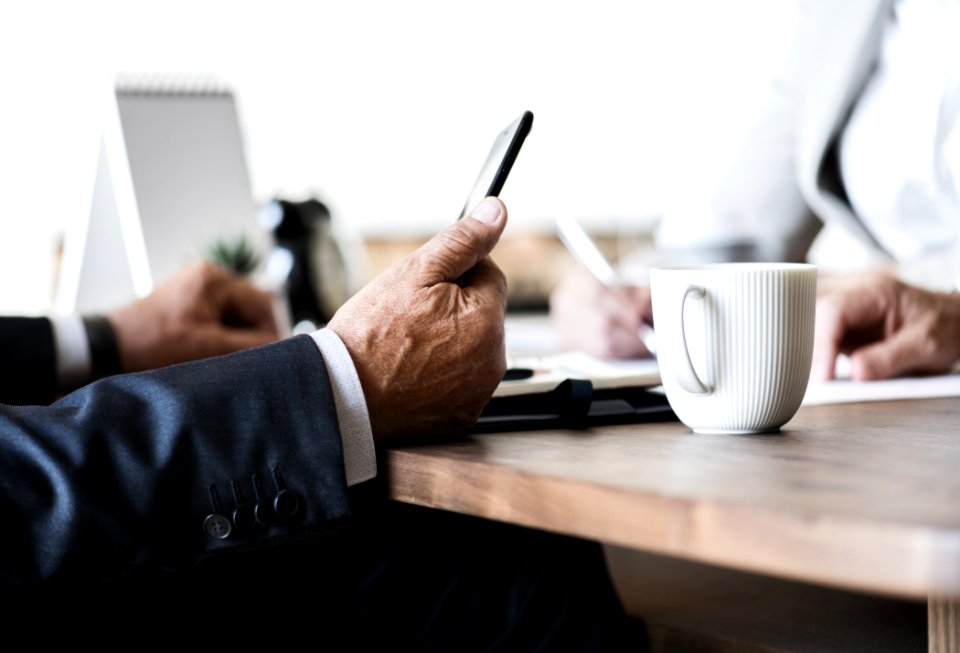 Person Holding Smartphone