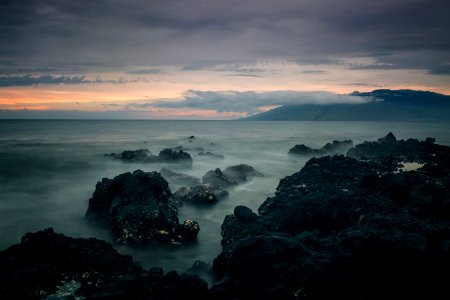 Rocks On Seashore