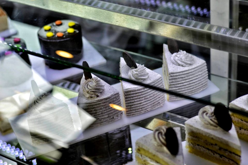 Several Cake Slices
