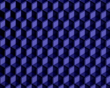 Purple Pattern Symmetry Design
