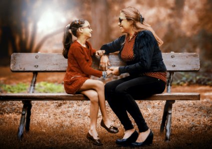 Photograph Sitting Girl Lady