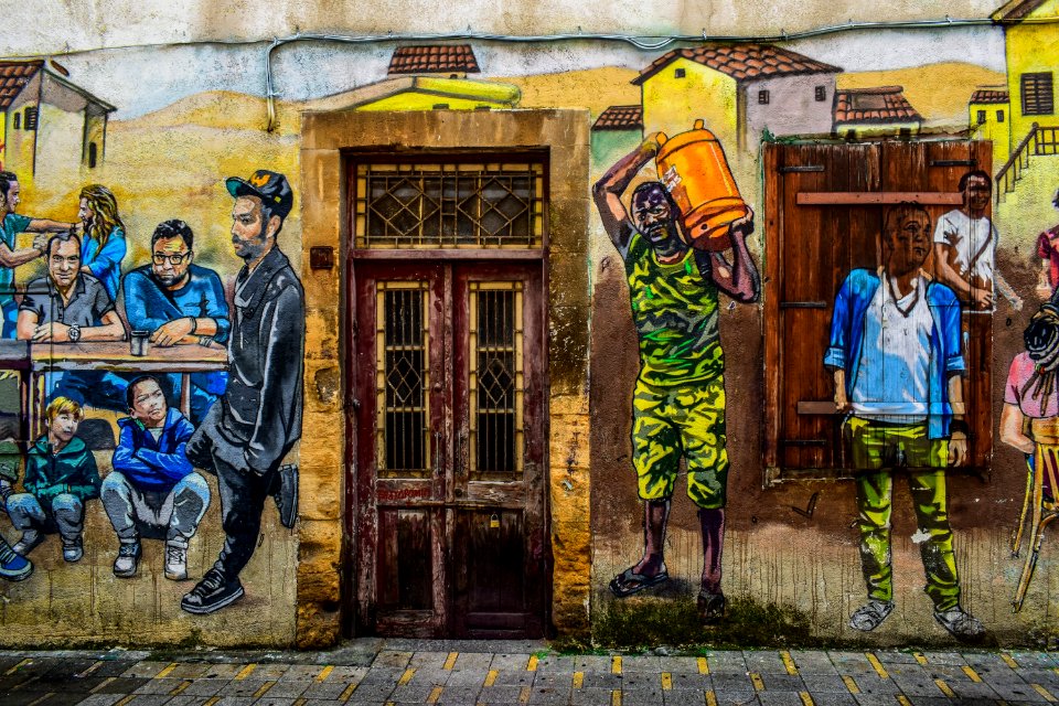 Yellow Art Wall Mural