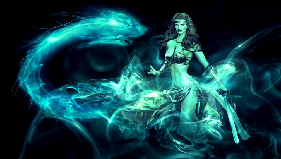 Darkness Computer Wallpaper Cg Artwork Visual Effects