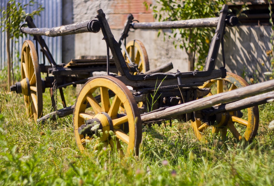 Equipment old cart indigenous