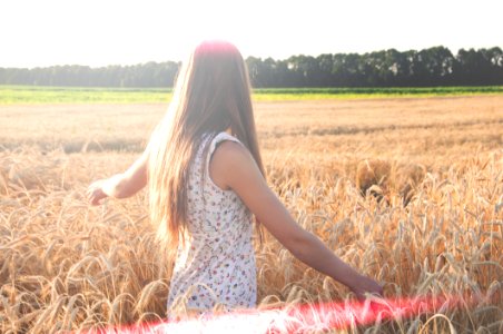 Woman In White Sleeveless Dress photo