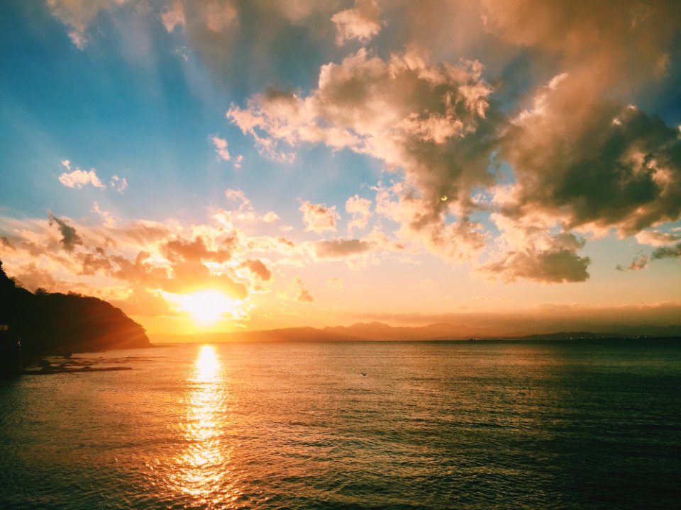 Sunset By The Ocean