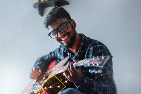 Man Playing Guitar photo