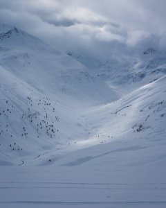 Mountains Covered In Snow photo