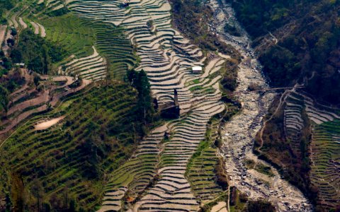 Aerial View Of Green Mountain