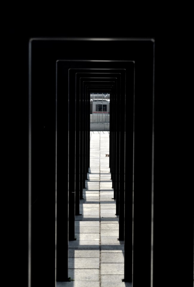 Gray Hallway