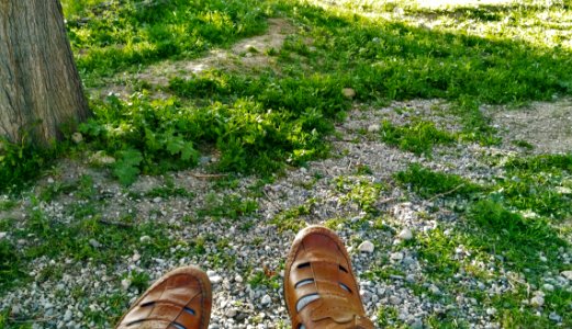 Person Wearing Fisherman Sandals