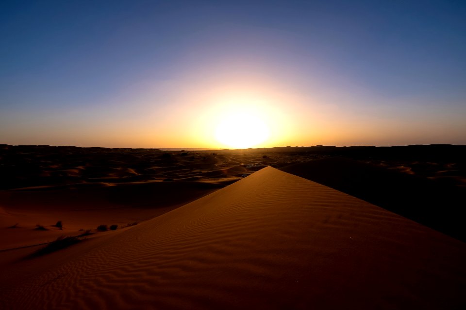Silhouette Photography Of Desert