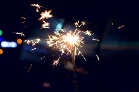 Selective Focus Photography Of Sparkler