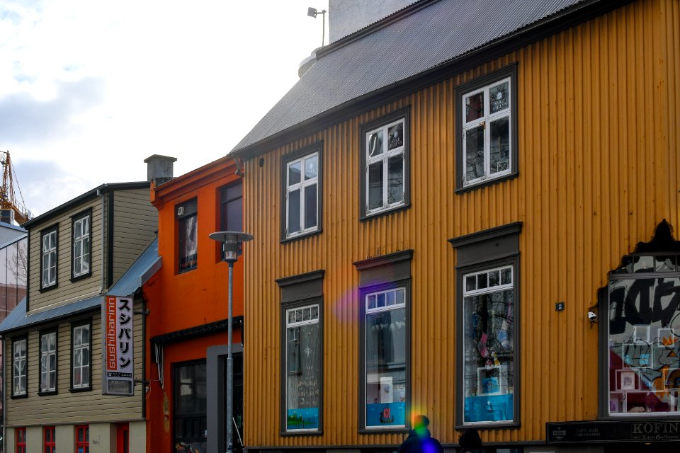 Brown And Orange Buildings