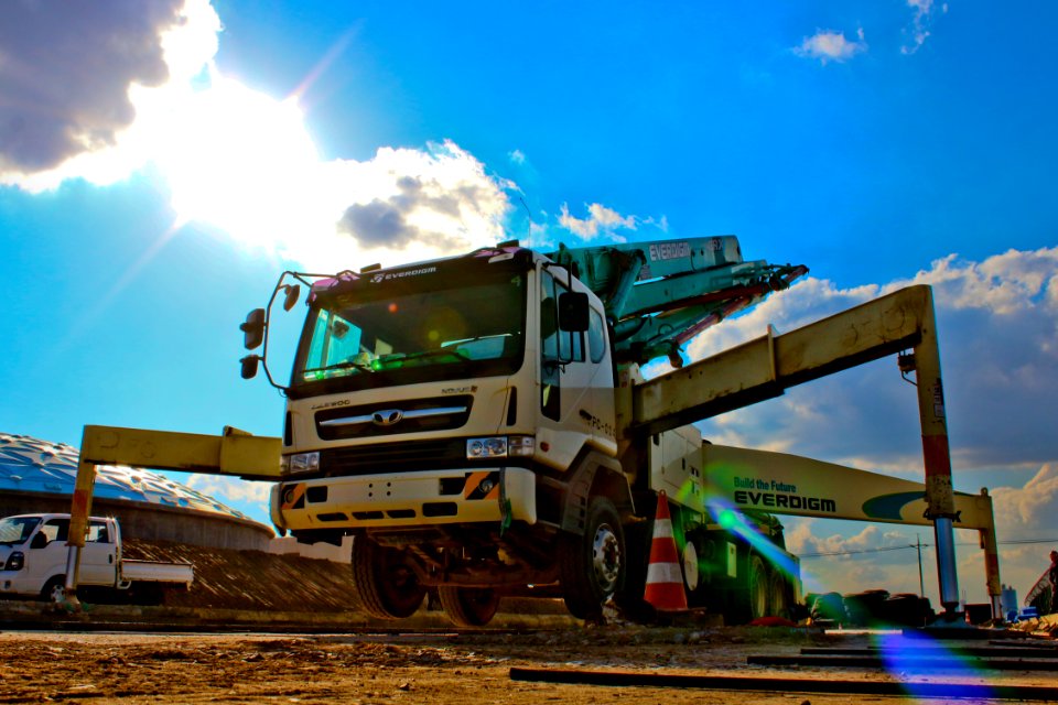 White Heavy Equipment