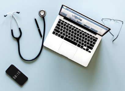Stethoscope Pen Iphone Macbook And Sunglasses