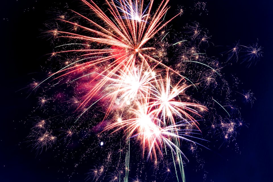 Low-angle Photo Of Fireworks