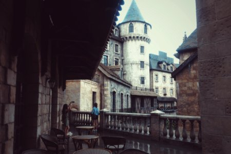 Photo Of Teal Roof Castle