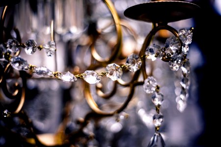 Brass Frame With Beaded Crystals