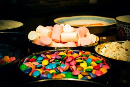 Bowl Of Marshmallow photo