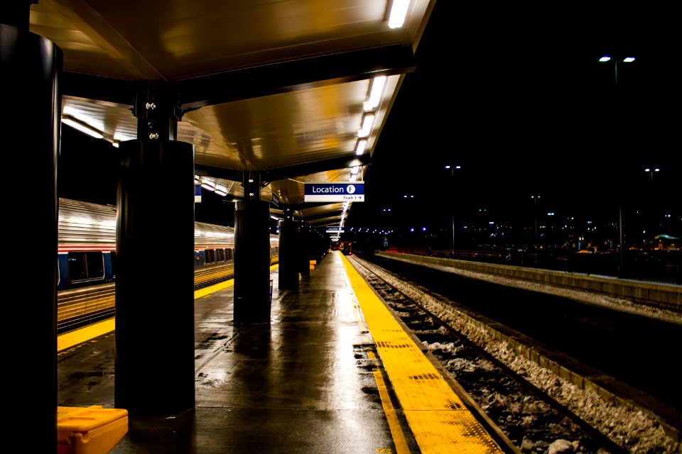 Trail Track Near Waiting Shed
