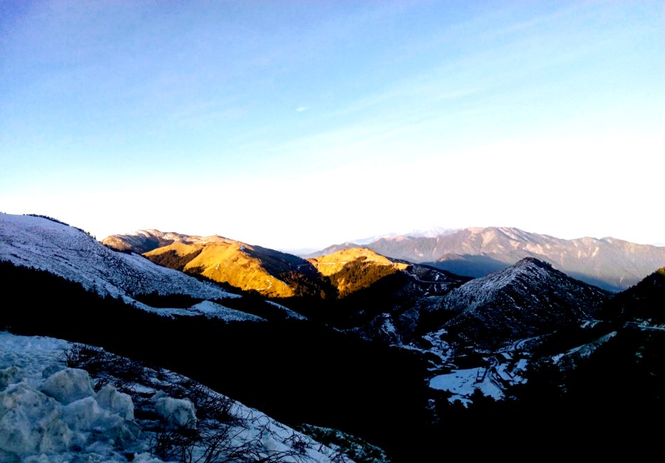 Mountains During Golden Hour