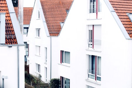 Photo Of White Concrete Houses At Daytime photo