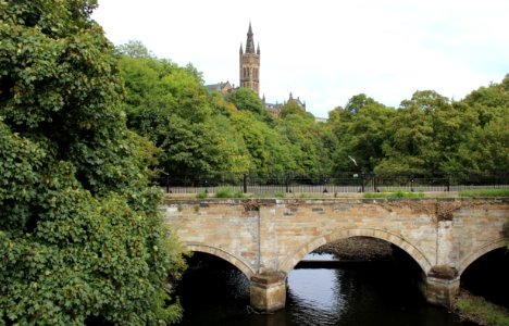Brown Brick Bridge Surrounded By Trees