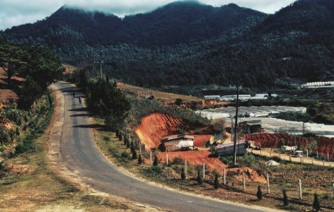 Concrete Road Near Mountains