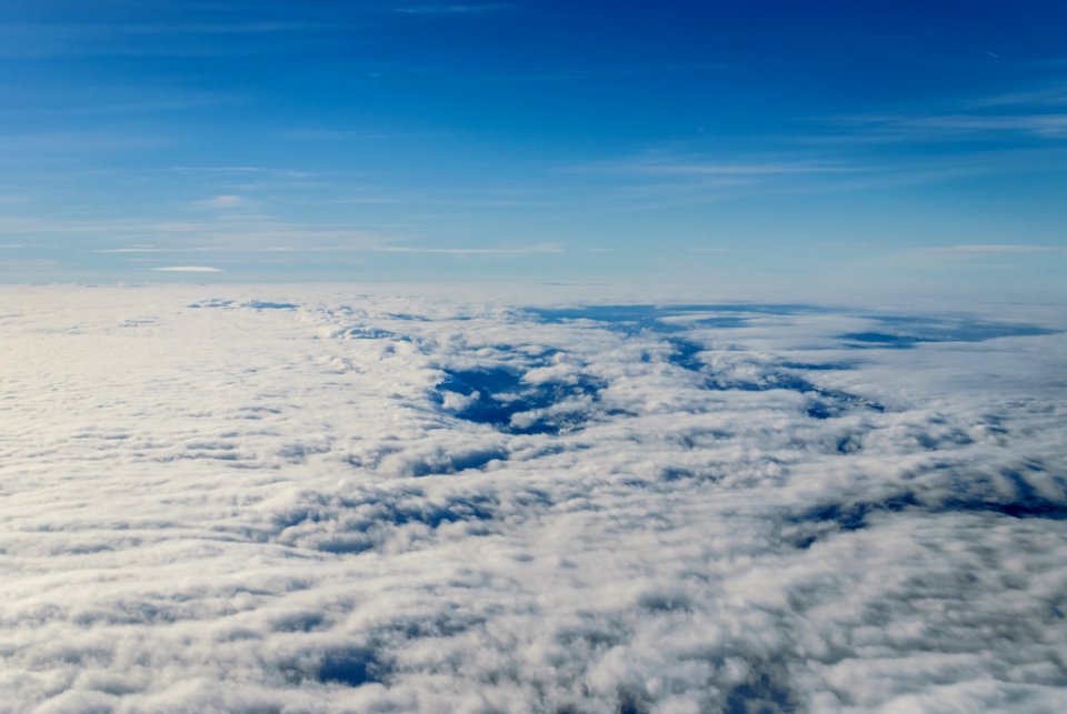 Blue And White Sky