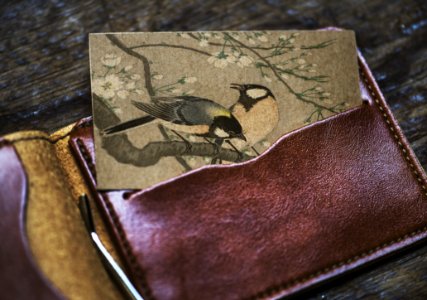 Brown Leather Bifold Wallet photo