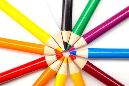 Assorted Colored Pencils photo