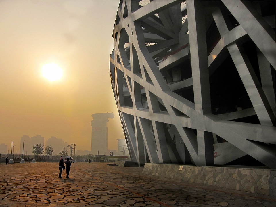 Football stadium expo modern