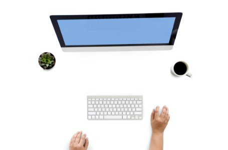 Person In Front Of Computer