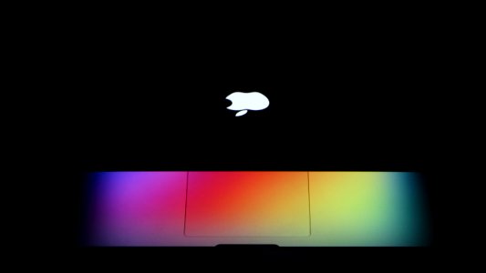 Photograph Of Laptop In Dark Area