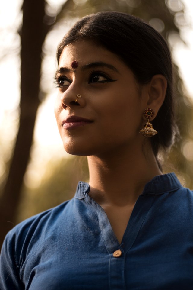 Close-Up Photography Of A Woman