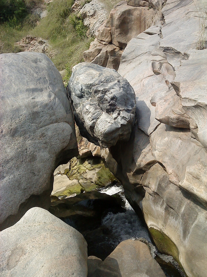 Natural landform erosion