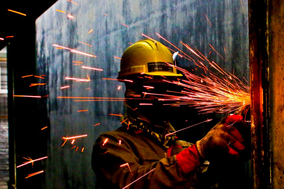 Man Wearing Yellow Safety Helmet
