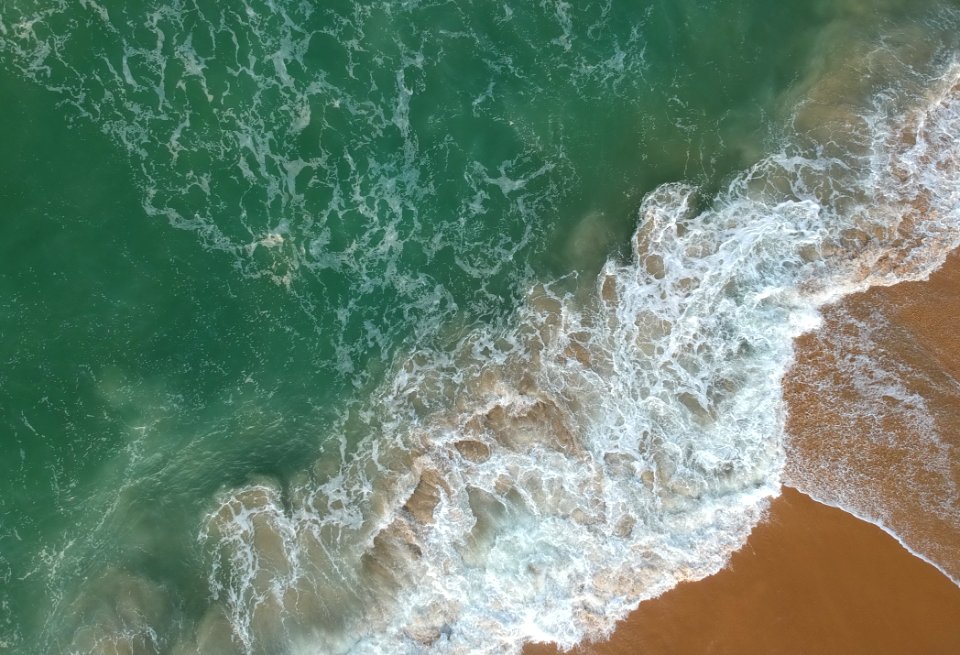 Birds Eye View Of Seashore