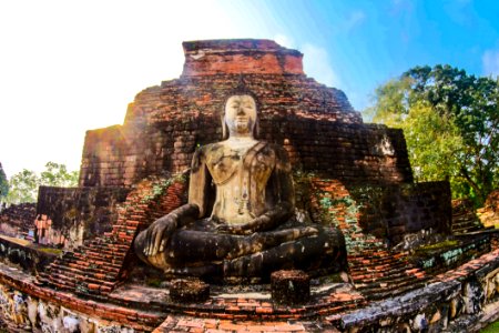 Concrete Buddha Temple photo