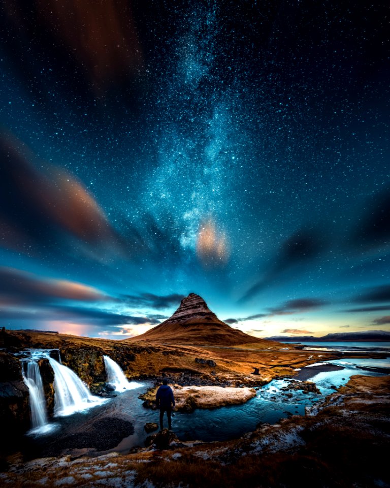 Time Lapse Photography Of Mountain