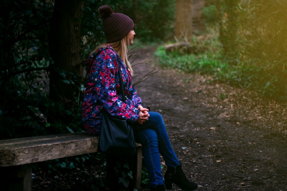 Photo Of A Woman Wearing Blue Denim Jeans photo