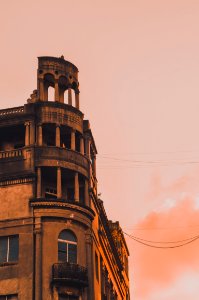 Low Angle Photograph Of Building During Golden Hour photo