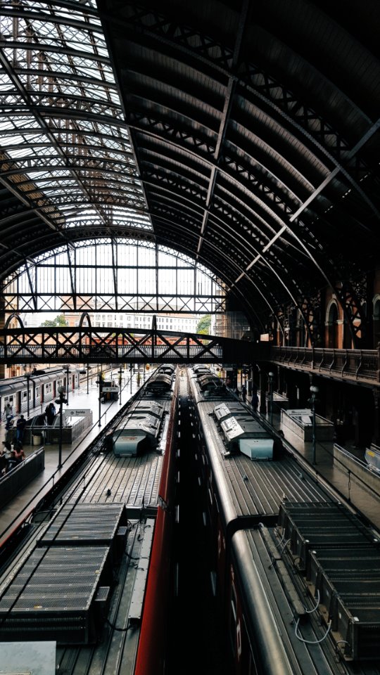 Architectural Photography Of Train Station photo