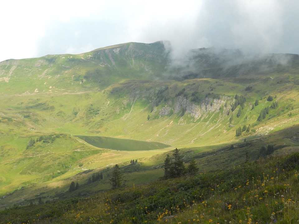Ravine gorge sky