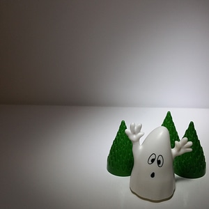 Background haunted woods decoration