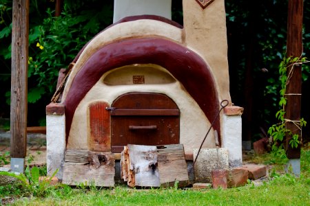 Masonry Oven Cob Grass House