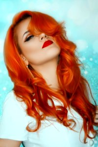 Hair Human Hair Color Red Hair Orange photo
